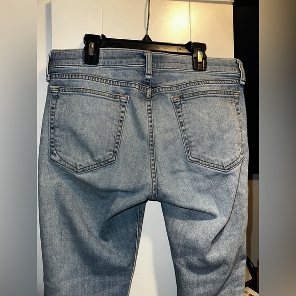 Rag & Bone Dre Capri Distressed+Raw Hem Jeans - Picture 9 of 14